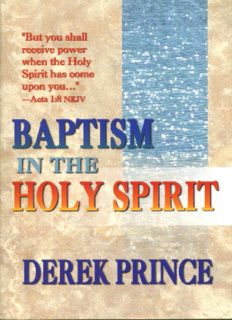 Baptism in the holy spirit