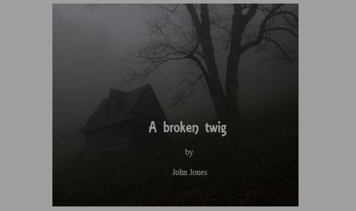 A broken twig