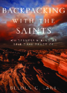 Backpacking with the Saints_ Wilderness Hiking as Spiritual Practic