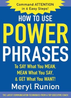 How to use power phrases